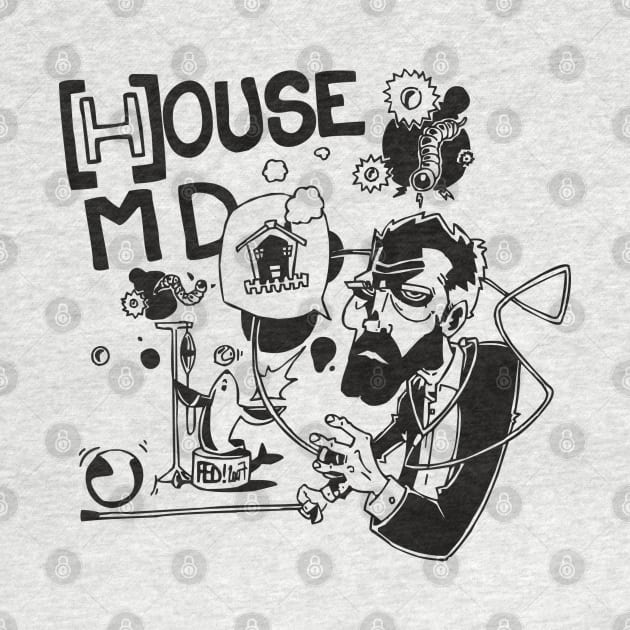 Hous MD Cool T-Shirts by LosFutbolko